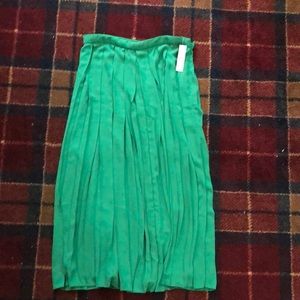 J. Crew pleated midi skirt. Size 10